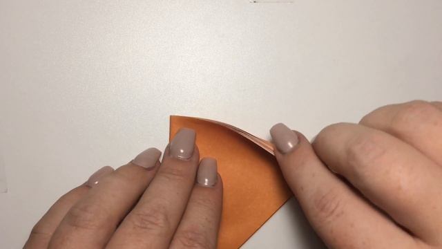 Мастер класс для детей. Оригами Лисичка. Лиса из цветной бумаги. смотреть онлайн