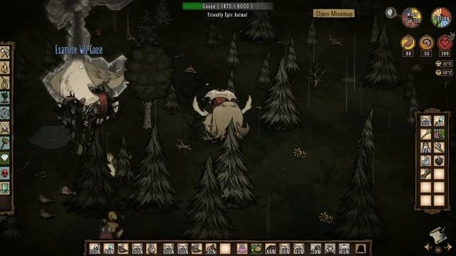 Don't Starve Togheter - Hounds killing a Moose/Goose смотреть онлайн