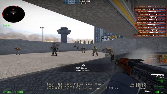 Aim Botz 100 ботов за 59 секунд