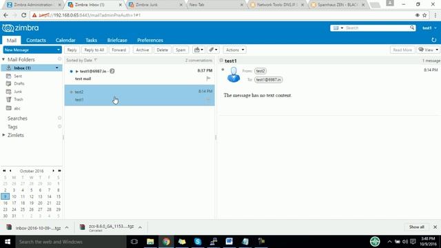configuration of zimbra mail server in Linux 7 part 3 (Class 43) | Be Expert In Technologies смотреть онлайн