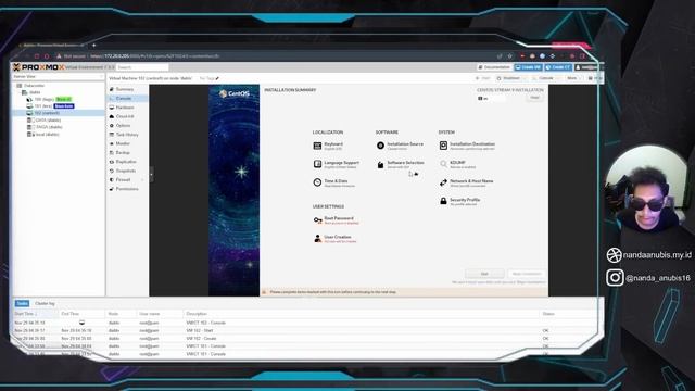 Install Centos 9 on Proxmox 7.3 смотреть онлайн