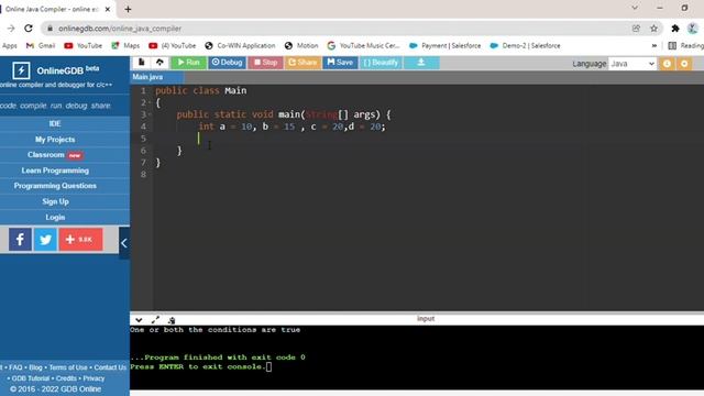Logical Operators in Java смотреть онлайн