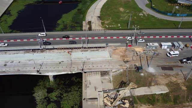 г.Йошкар Ола.Ремонт старой части Центрального моста смотреть онлайн