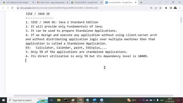 FULL STACK JAVA tutorials || Session - 1 || by Mr. Nagoor Babu On 12-09-2023 @8:30AM IST смотреть онлайн