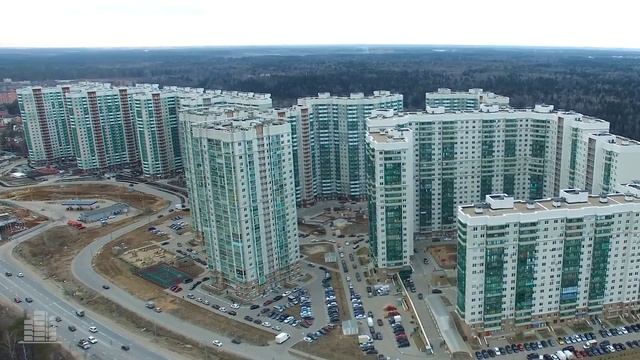 Аэротур ЖК «Изумрудные холмы» (динамика строительства 06.04.2016) смотреть онлайн