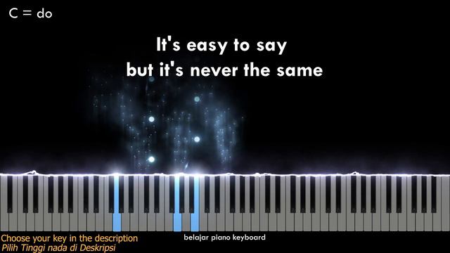 Someone You Loved (Male C=do) Lewis Capaldi | Karaoke Piano Keyboard смотреть онлайн
