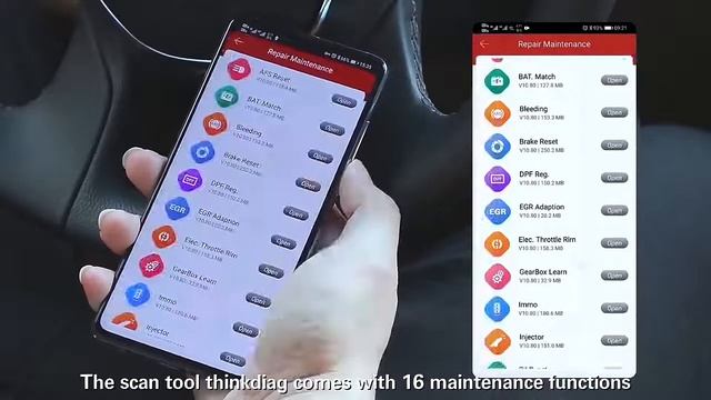 Thinkdiag OBD2 Scanner Bluetooth, All System Bidirectional scan Tool with ECU Coding, смотреть онлайн