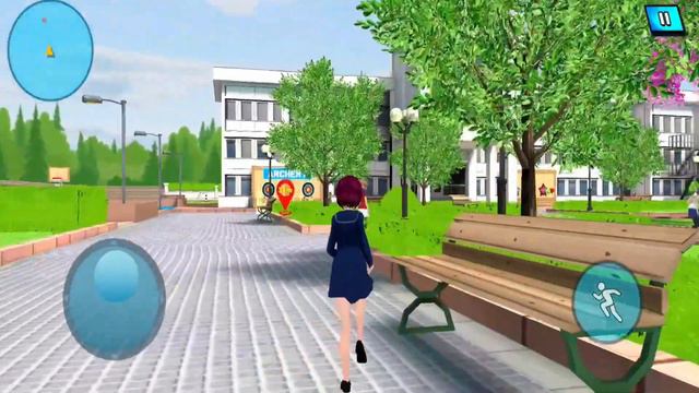 Pretty Girl Yandere Life . High School Anime Games смотреть онлайн