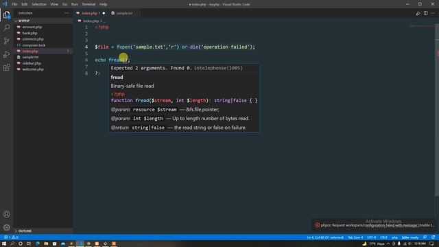 61 fopen ,fread ,fclose in php | php bangla tutorial | php8 bangla tutorial basic tp advanced смотреть онлайн