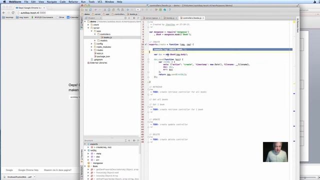 books04 - Controller CREATE in mongoose and node.js смотреть онлайн
