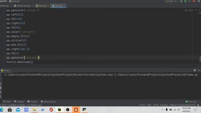 Landscape Drawing by using Turtle #02 || Drawing Sun and butterfly in the landscape смотреть онлайн