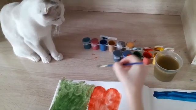 Рисование с Котенком. Котёнок рисует))about kittens. ПРИКОЛЫ С КОШКОЙ БЕЗ РЕКЛАМЫ смотреть онлайн