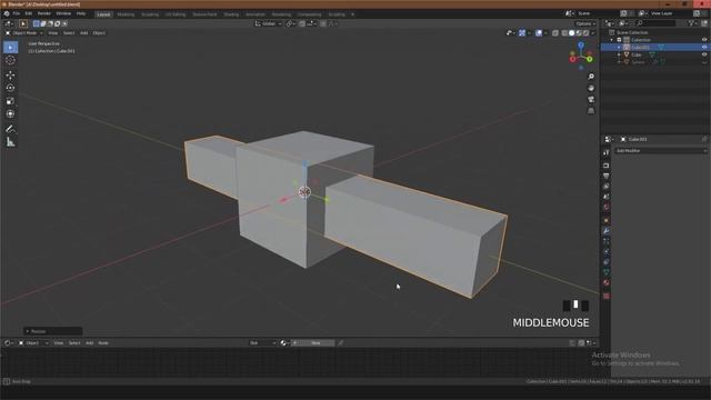 Blender Tutorial: HOW TO MERGE TWO OBJECT 2.81a смотреть онлайн