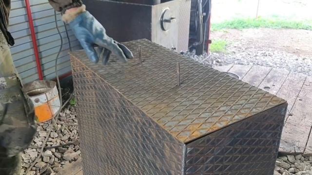 Варим Котёл отопления в ГАРАЖ или на ДАЧУ из двух газ баллонов смотреть онлайн