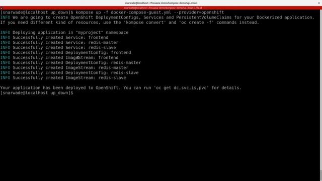 Kompose: Deploying & Undeploying Application смотреть онлайн