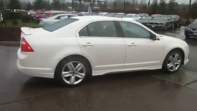 2012 Ford Fusion, White Platinum Metallic - STOCK# 20666 - Walk around смотреть онлайн