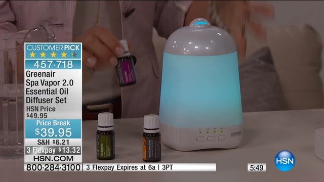 Greenair Spa Vapor 2.0 Essential Oil Diffuser Set смотреть онлайн