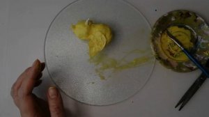 Пасхальный цыплёнок из ваты.