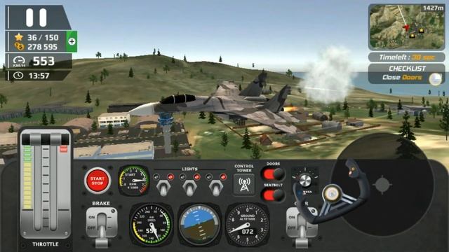 Level 18 Mission | Airplane Flight Pilot Simulator | Android Gameplay смотреть онлайн