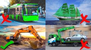 Учим цвета и машинки. Логика для детей - найди лишнее