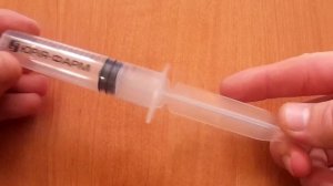 Как сделать клапан из шприца!