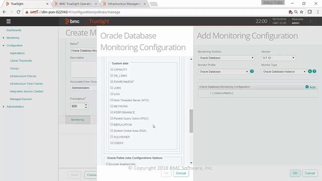 Configuring Oracle Database Instance Monitoring Using CMA | TrueSight Operations Management смотреть онлайн