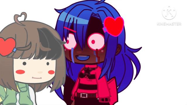 when chara ask a question||xx||undertale||gacha club смотреть онлайн