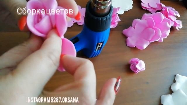 мк букет из изолона на плафоне#бесплатно#для новичка#розы#часть 2# смотреть онлайн
