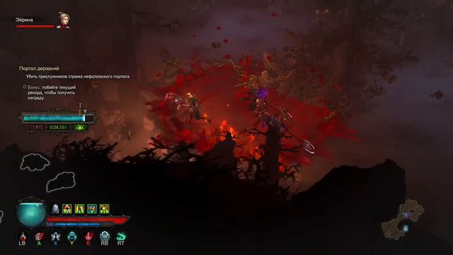 Diablo 3 UEE, женщина-некромант и Паутинница в ПД смотреть онлайн