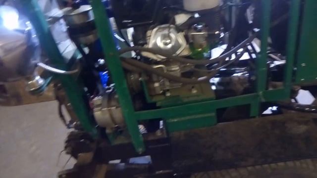 Мини трактор переломка, своими руками. Проводка (часть 1)