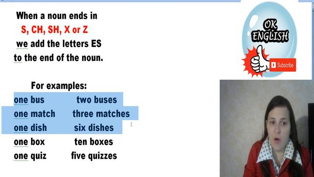 Plural Nouns in English. Regular & Irregular. English Grammar Rules смотреть онлайн