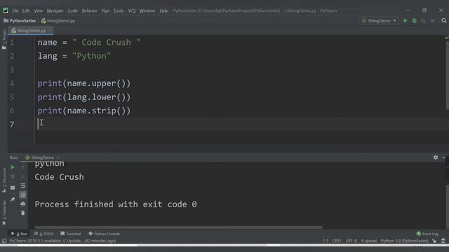 String Concatenation | String Methods | Upper () | Lower() | Strip() | Replace смотреть онлайн