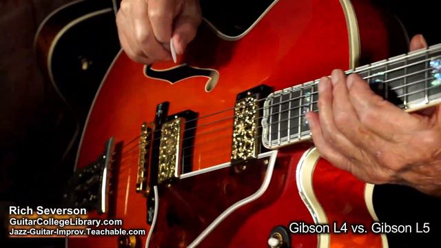 Gibson L4 Vs. Gibson L5 | Which Archtop Sounds Better? | Jazz Guitar Comparison смотреть онлайн
