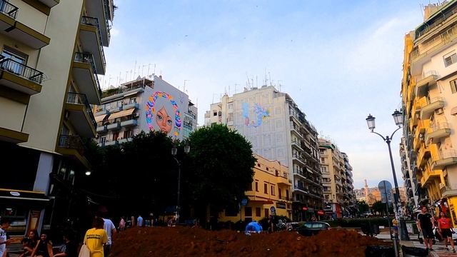 Walking In Thessaloniki, Greece ??: Arch Of Galerius And Rotunda, 4K, Summer, Travel, Tourism