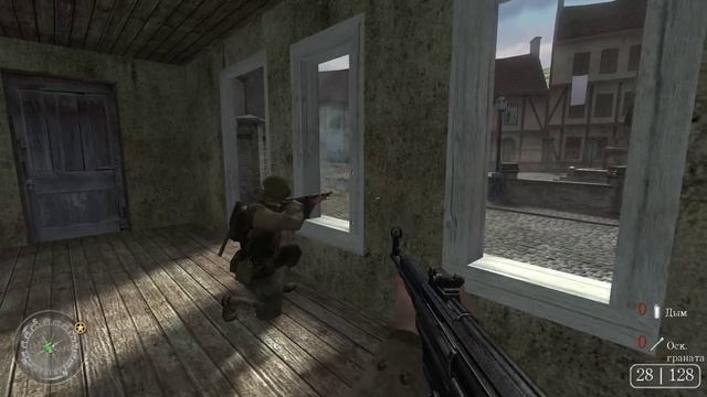 Call of Duty 2 _ серия 27 _ Переправа через Рейн