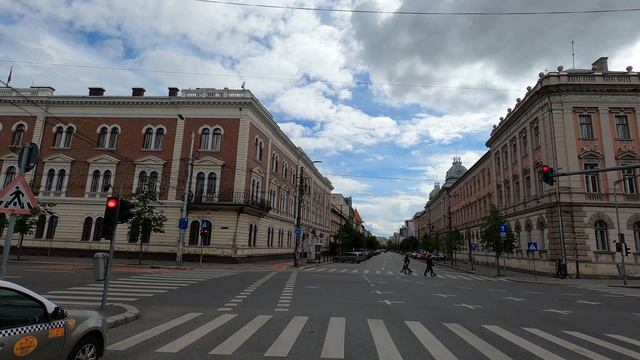 CLUJ-NAPOCA 4K, CENTRU CLUJ, PIATA UNIRII, STRADA CONSTANTA, CLUJ4K, ROMANIA, IUNIE 2021.