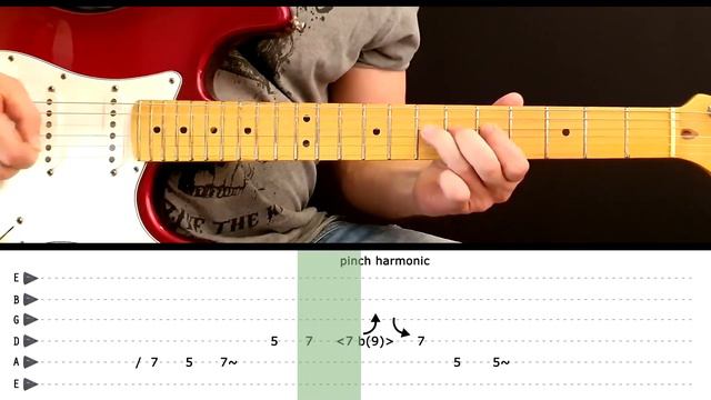 LIVIN' ON A PRAYER - Guitar lesson - Guitar solo (with tabs) - Bon Jovi - fast & slow version смотреть онлайн