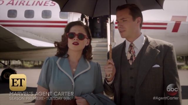 EXCLUSIVE: Hayley Atwell and James D'Arcy Talk Flamingo Surprises in 'Agent Carter' Season 2 смотреть онлайн