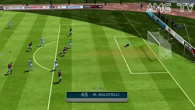 FIFA 13 - Online Friendlies #3 | Napoli v AC Milan (Highlights) смотреть онлайн