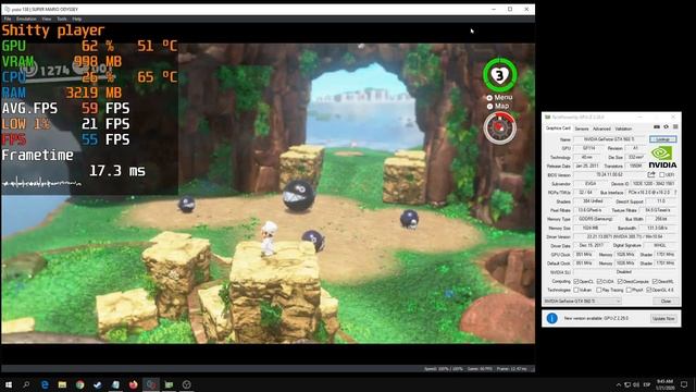 Super Mario Odyssey: Cascade Kingdom in Yuzu 138 | GTX 560 Ti | Nintendo Switch Emulator смотреть онлайн