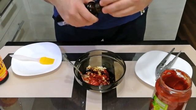 Курица - Голень барбекю в духовке. смотреть онлайн