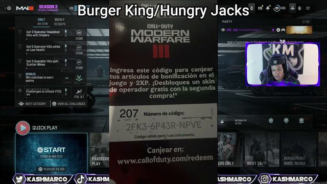 How to get ALL PROMOTION CODES + RARE OPERATORS in MW3/Warzone смотреть онлайн