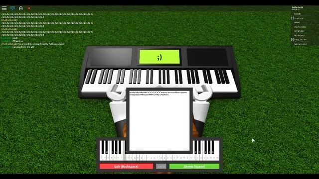 Gravity Falls In Roblox Piano ( keys in description) смотреть онлайн