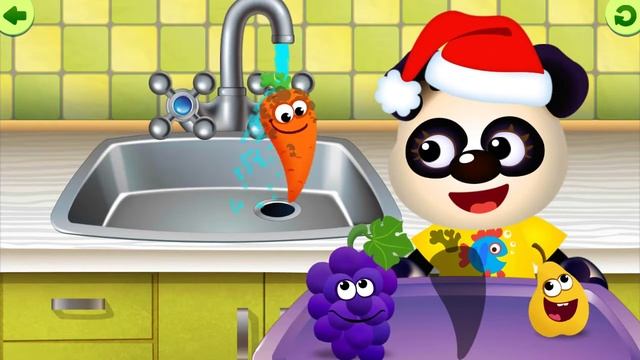 Развивающие игры для детей. Учим овощи и фрукты. Смешная еда. смотреть онлайн