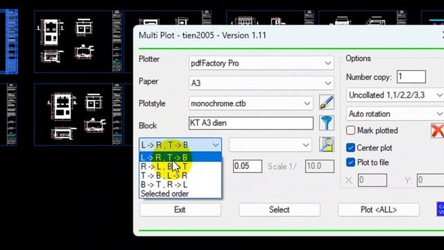 Chia sẻ LISP In hàng loạt bản vẽ AutoCAD theo Block Khung tên смотреть онлайн