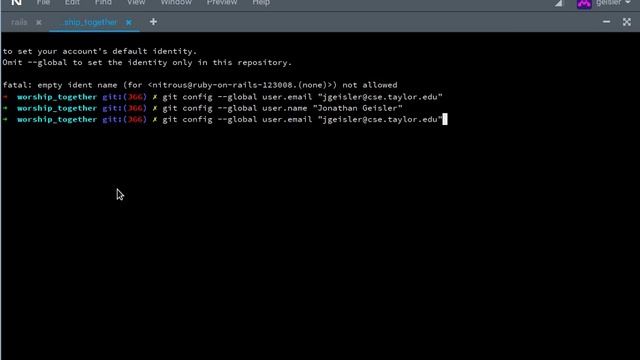 Setting up git configuration смотреть онлайн