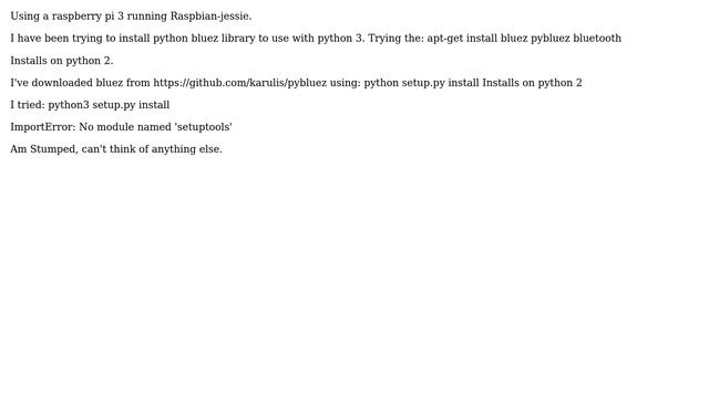 Raspberry Pi: How can I use bluetooth bluez in python 3 ＜? смотреть онлайн