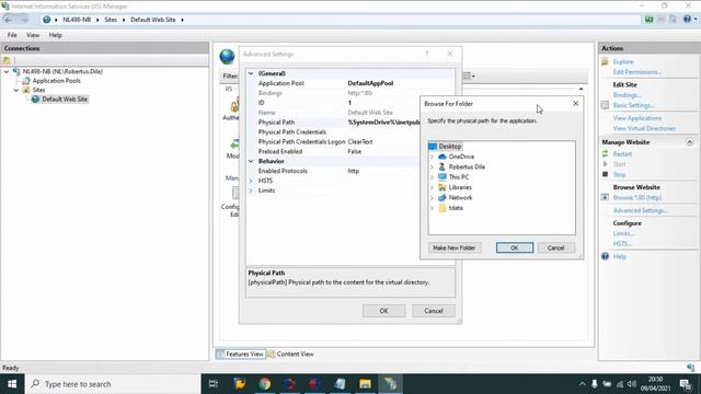 CARA INSTALL IIS (INTERNET INFORMATION SERVICES WINDOWS 10) смотреть онлайн