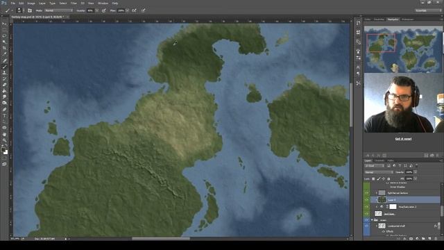 6 - Fantasy Map in Photoshop | Lakes and rivers смотреть онлайн
