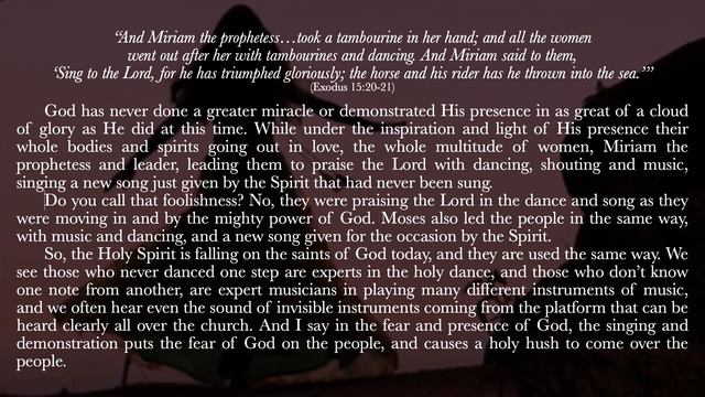 Dancing in the Spirit ~ by Maria Woodworth-Etter (10:19) смотреть онлайн
